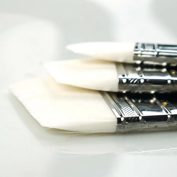 Multi-shapes Paint Brush Nylon Brush Flat Oil Painting Tools Wall Artist Brush