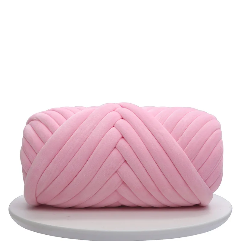 Super Vegan Velvet Chunky Yarn Acrylic Bulky Thick Big Roving Soft Jumbo Yarn for Arm Knitting Home Decor Blankets Rugs