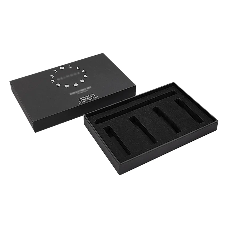 2ml 3ml 5ml 10ml Paper Packaging Perfume Vials Rigid Lift Off Lid Box For Vials 2ml