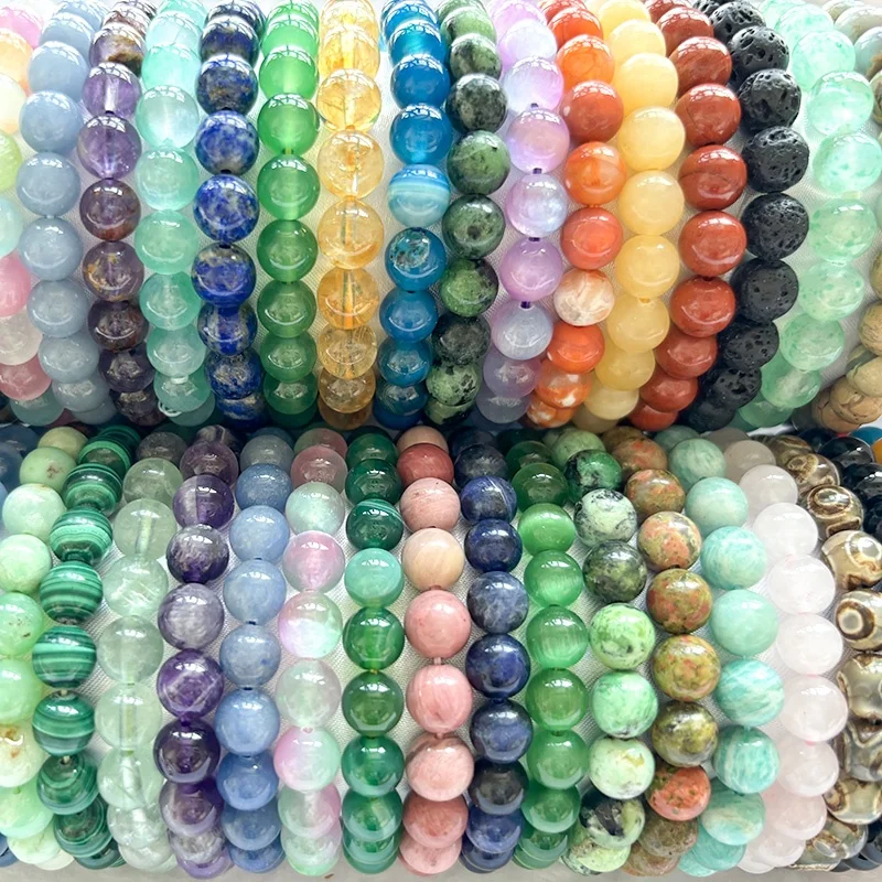 ALL NATURAL STONES Real Gemstone Bracelets Handmade Jewelry Protection Bracelets For Women And Men Perfect For Gifting