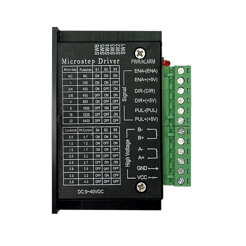 Драйвер шагового двигателя TB6600, обновленная версия, 32 сегмента, 42/57/86, 4 а, 42 В постоянного тока