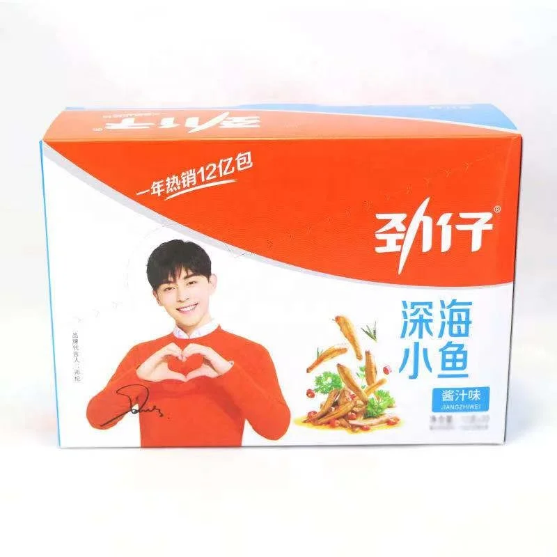 Factory price Dried fish snacks Deep Seafood Fish Snacks Traditional Chili spicy small fish snacks
