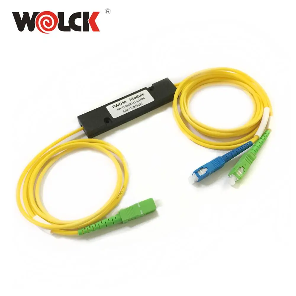 SC UPC FWDM Optical Filter 1310nm 1490nm 1550nm FWDM