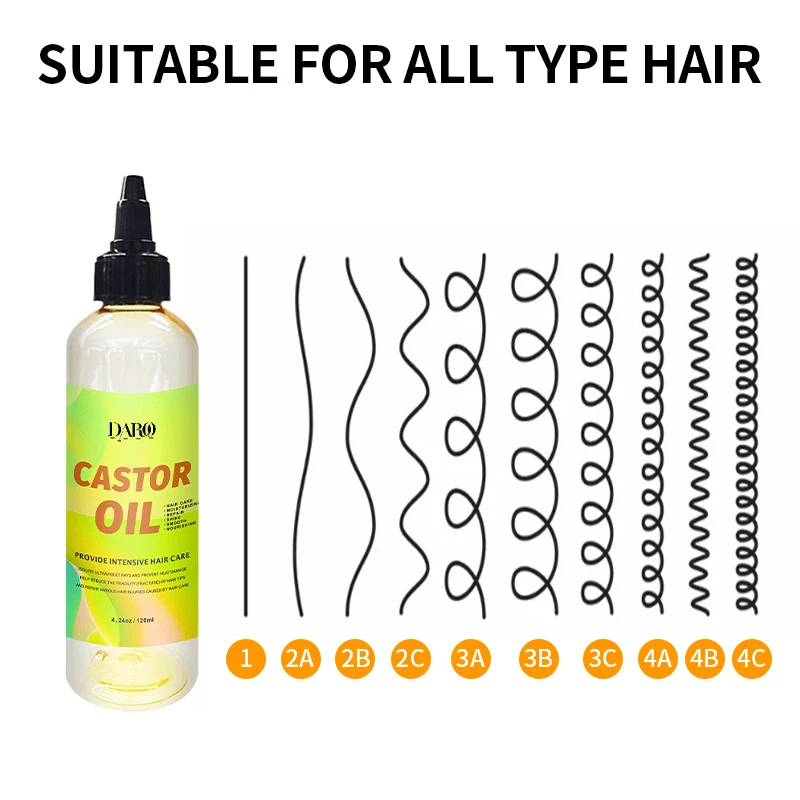 OEM hair treatment castor oil hair loss prevention hair growth oil