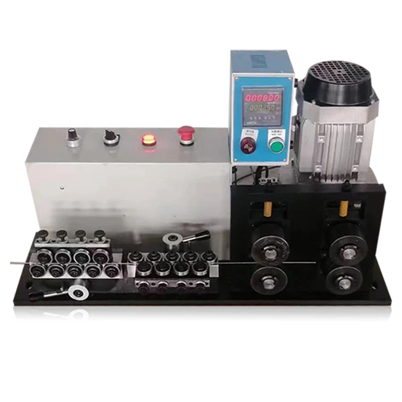 Roller pull straightener GS1-2.5MM/14rollers spring wire straightener