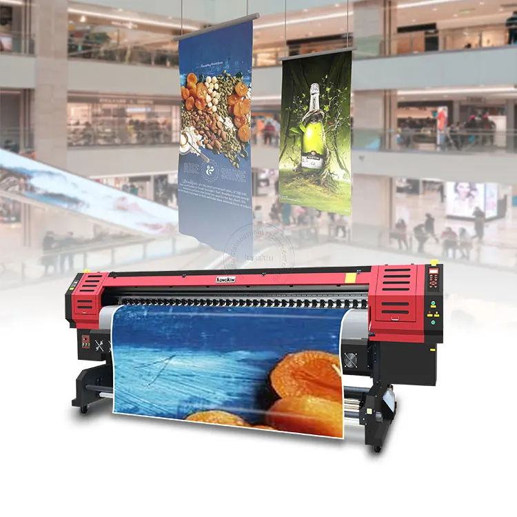 KONGKIM 10 Feet Large Flex Banner Eco for Solvent Inkjet Printer Best Quality Reasonable Price for High Efficiency Printing Mach
