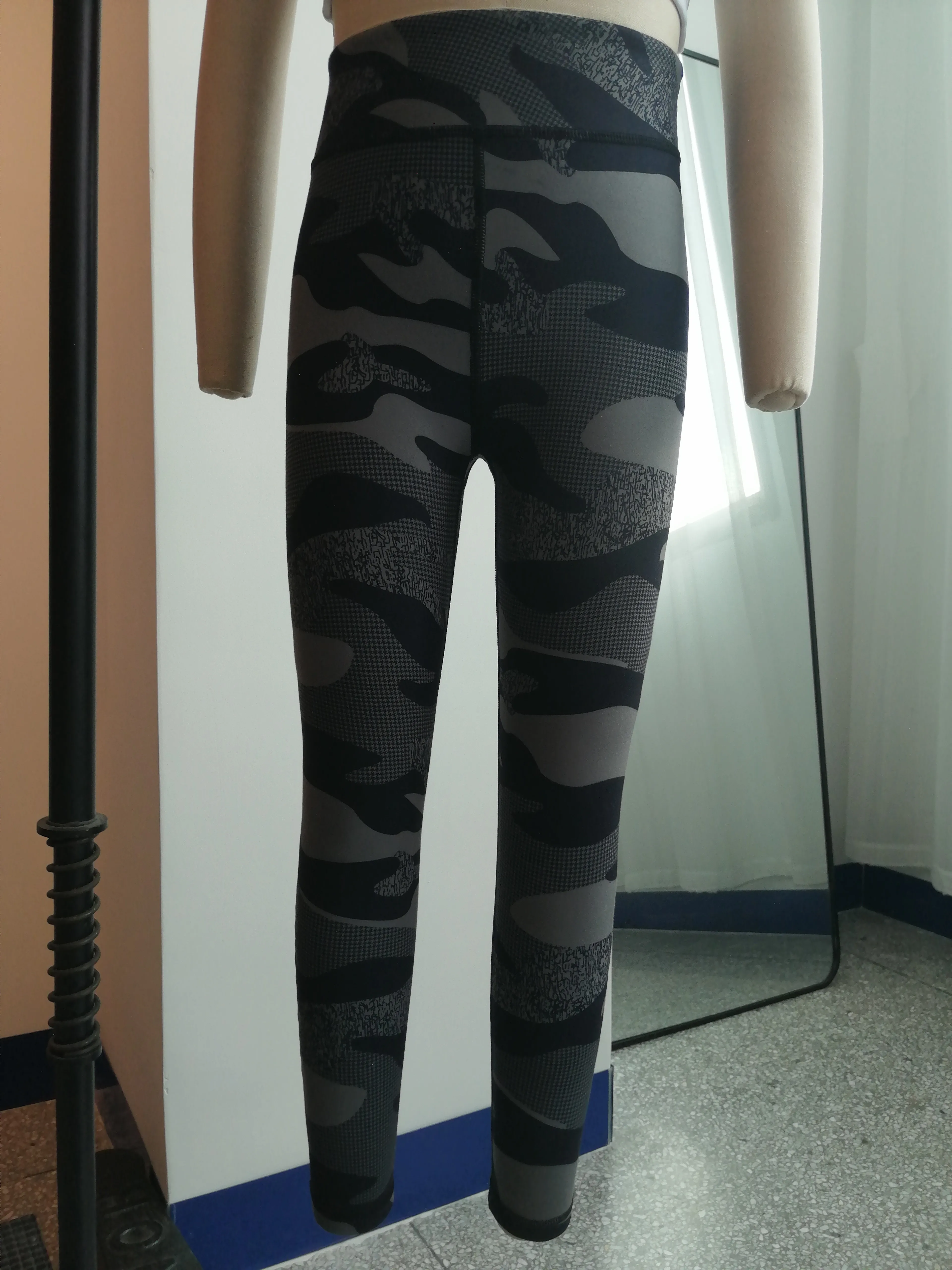 Wholesale camouflage children clothes kids activewear baby bamboo legging sport clothes for girls