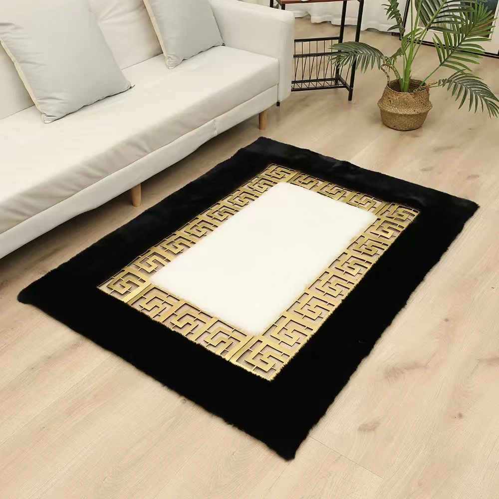 Home Luxury Corridor Carpet Non-slip Hotel Party Decoration Floor Mat European Hallway Long Carpets Bedroom Bedside Soft Rugs