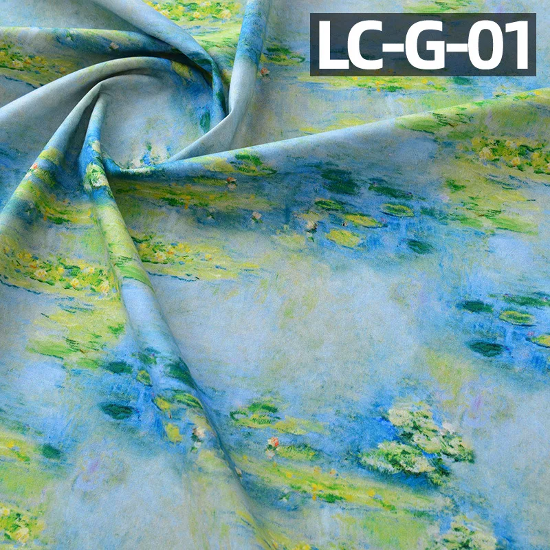 Pure cotton fabric printing dyeing cloth diy manual cotton clothing household cloth cushion for leaning on the oil painting