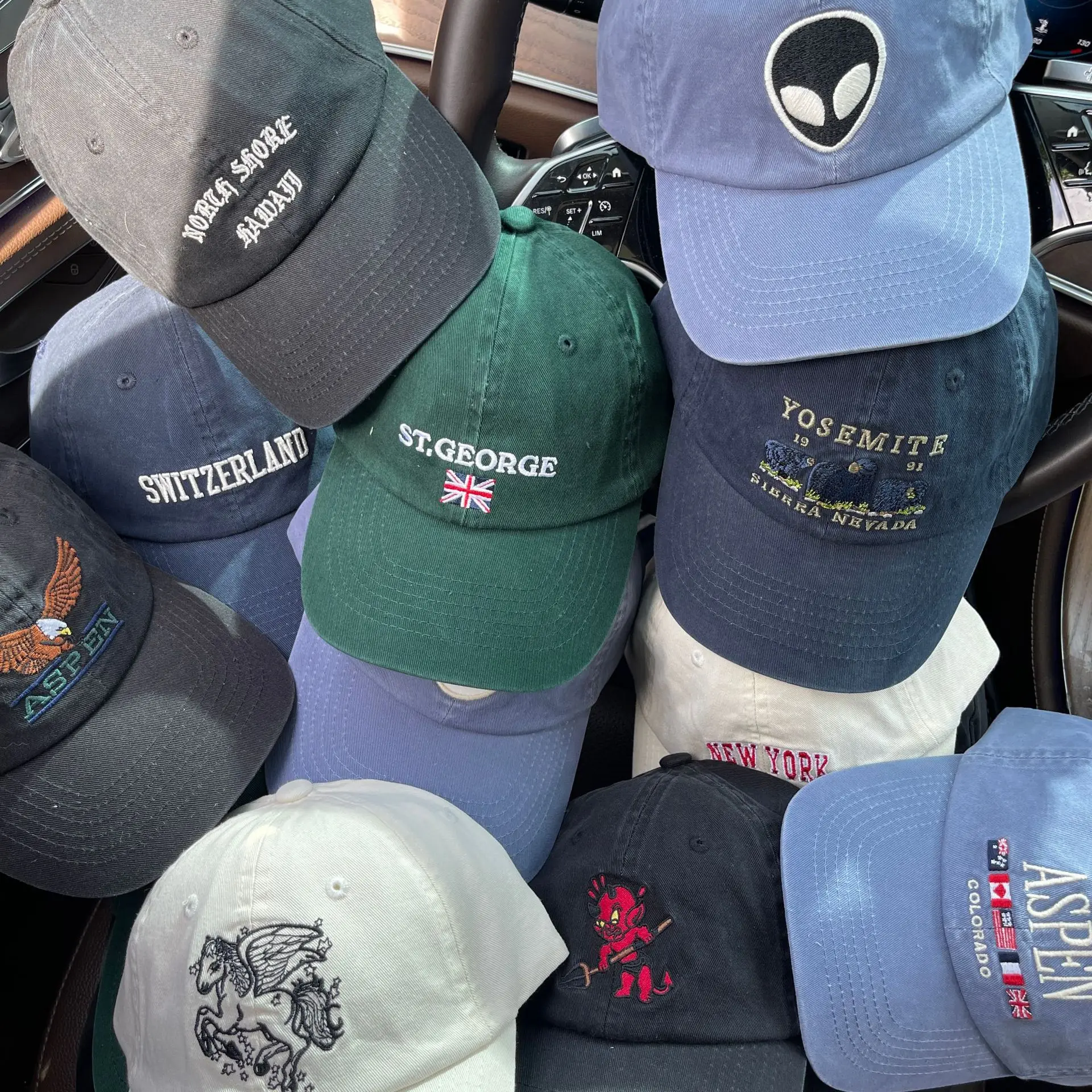 High Quality Cotton 6 Panel Dad Hats Unstructured Washed Blank Baseball Caps Custom 3d Embroidery Logo Gorras Baseball Cap