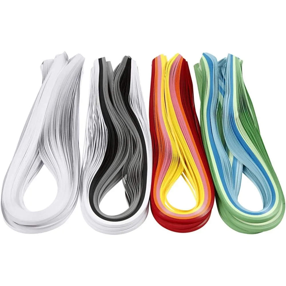 Color Rainbow Quilling Paper Strips Kits Diy Paper Craft For Handcraft Party Home Decoration School