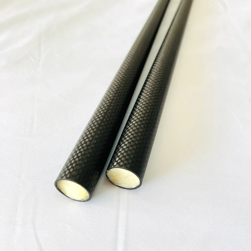 Бильярдные сигналы, заполненный пеной, высокомодульный карбоновый стержень для бильярдного кия из углеродного волокна 3K, простой матовый карбоновый стержень для портативной трубки, стержень для бильярдного кия