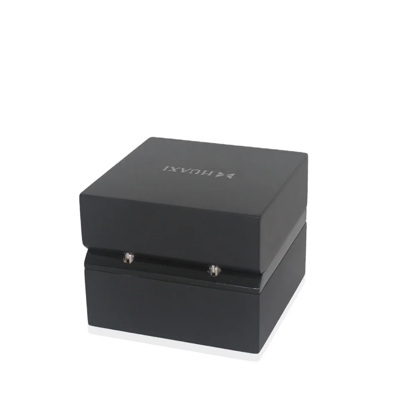 2021 new watch storage wooden box with watch pouch inside