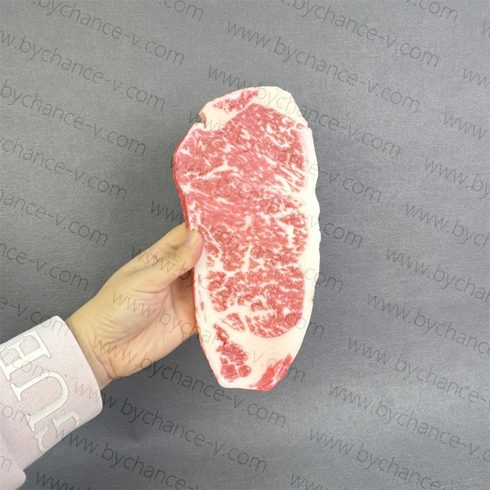 Premium Artificial Wagyu Beef Mockup Realistic Meat Simulation for Culinary Arts Restaurants and Food Industry