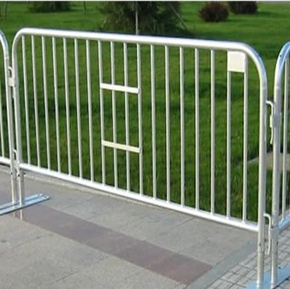 Temporary Perimeter Fencing\42mm O.D. Powder Coating Crowd Stopper Barricades Gates PVC Coated Cheap Gates
