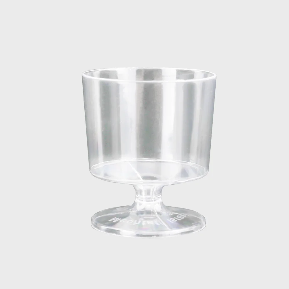 Hot selling hard fancy elegant water punch barware cute wine glassware beverage plastic disposable drinking glasses
