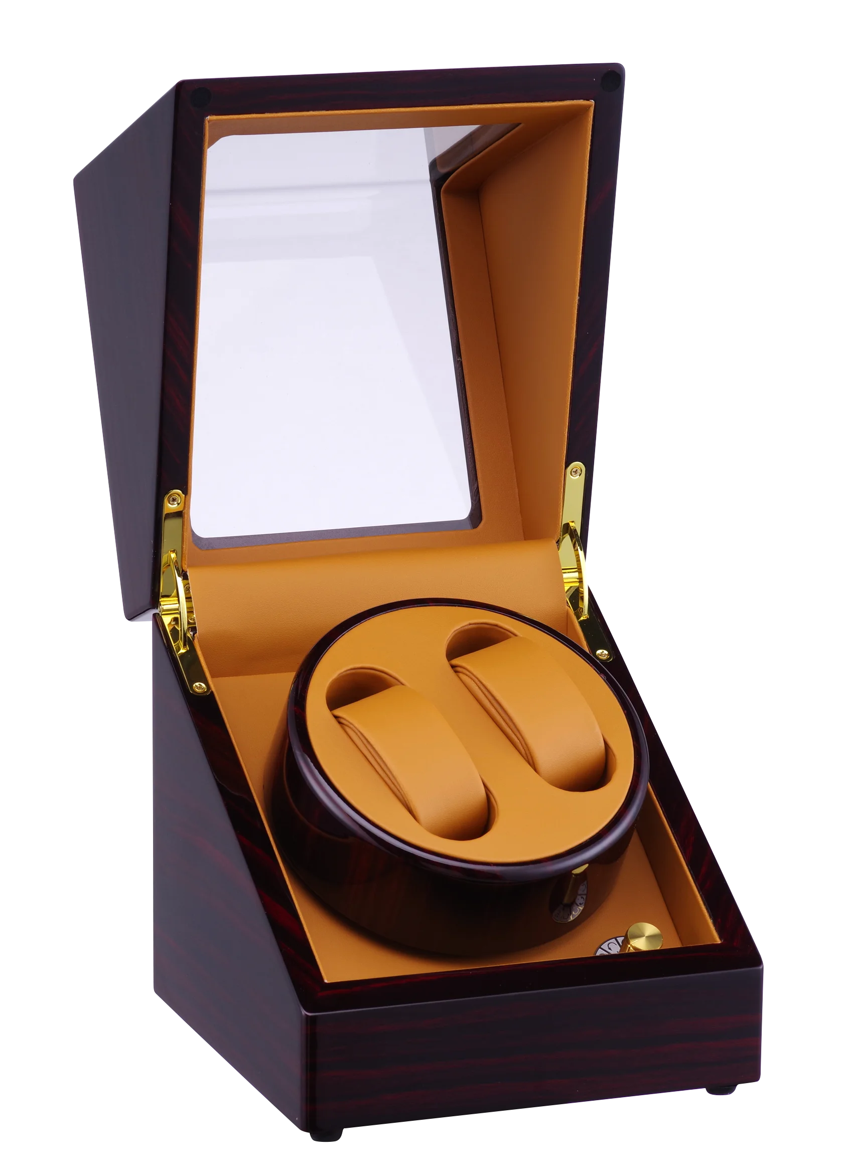 Super silent motor Automatic Watch Winder box Watch Storage Jewelry Box Safe case Top Quality luxury design 2 slots