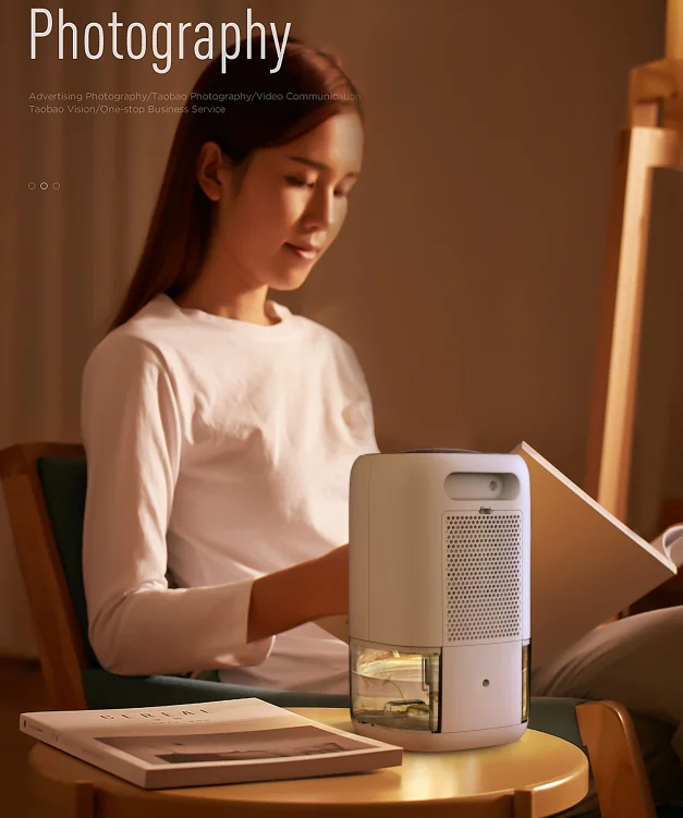 1000ML Air Dehumidifier  with breathing light