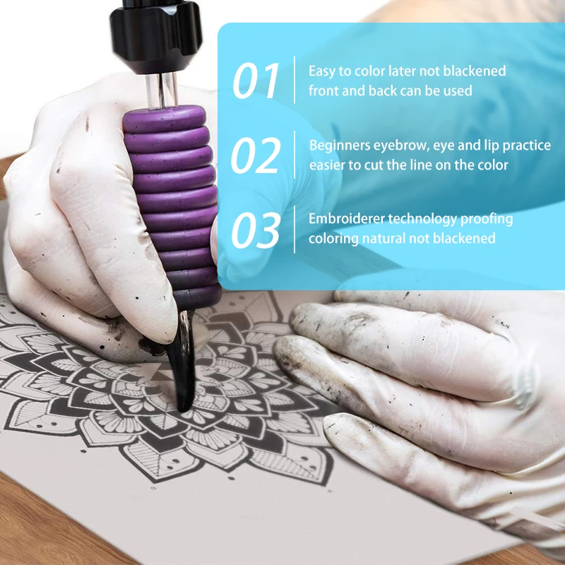 MASSA Private Label White Tattoo Practice Skin for Permanent Makeup Art Practice Use