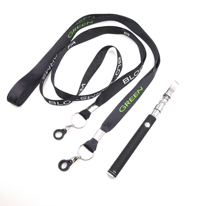
Hot selling vape lanyard with logo custom, lanyard silicone ring vaporizer pen holder neck lanyard 