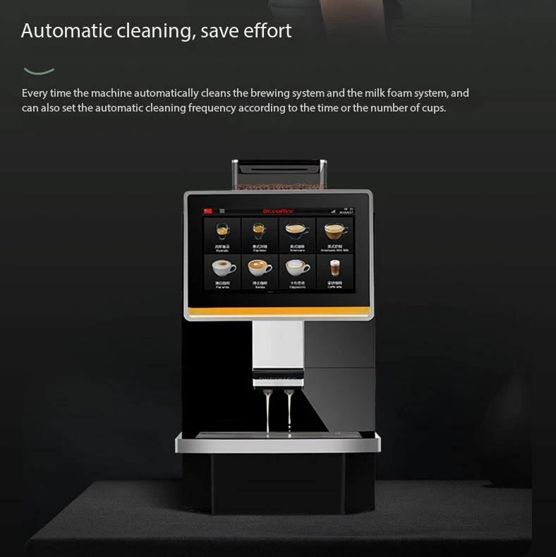 Automatic Espresso Coffee Machine 220V Professional Commercial Bean to Cup Automatic Coffee Machine