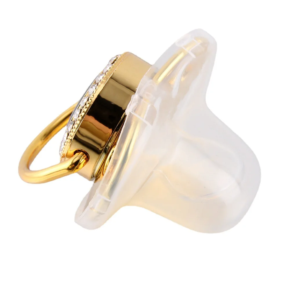 2024 Hot Quality Explosive Silicone BPA-Free Blind Pacifier Baby Rattle Bite Music Toy Pacifier Holder