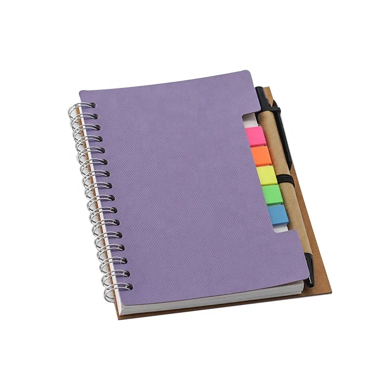 
Hot sale eco friendly notebook sticky notepad 