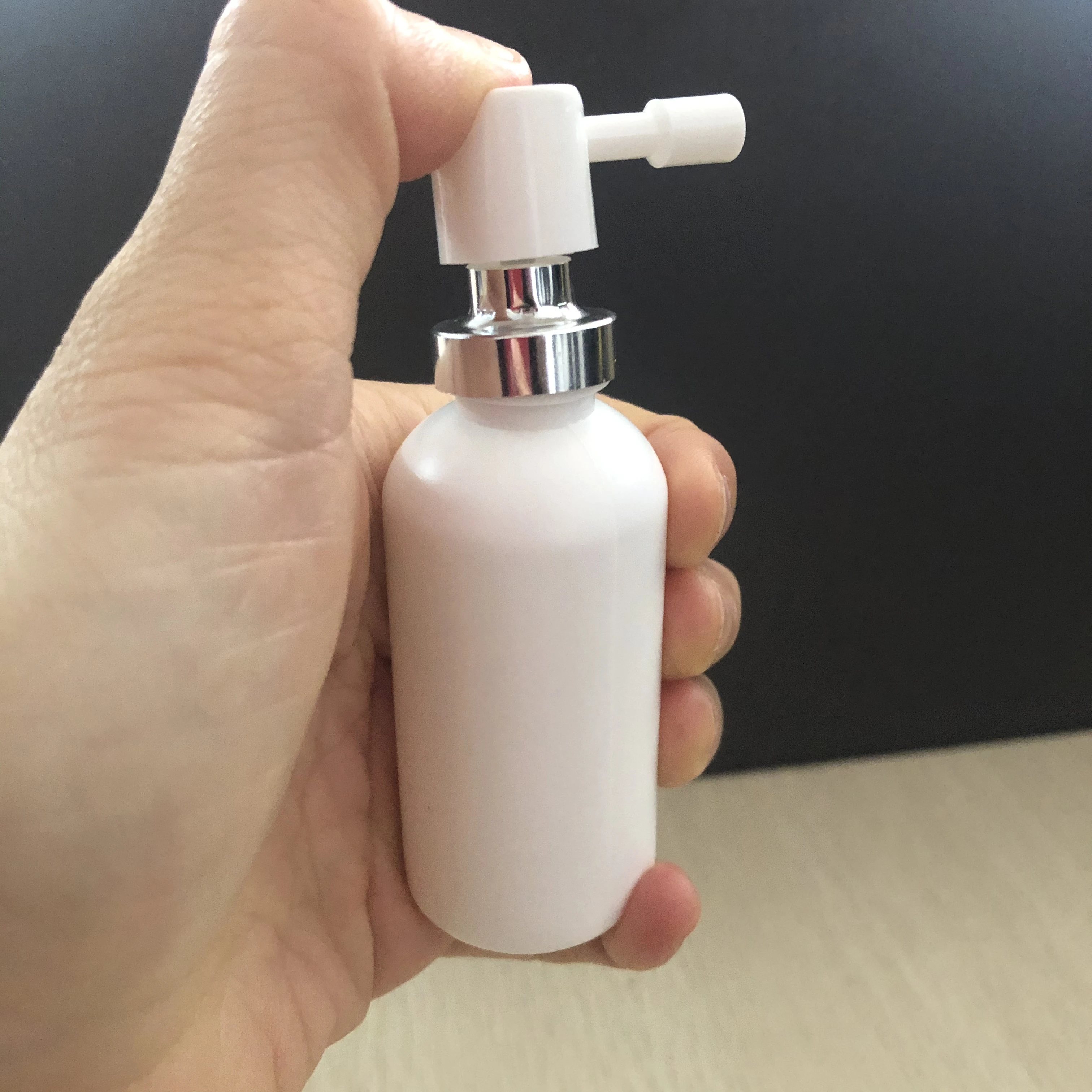 Nasal spray bottle 30ml 10ml 15ml 20ml HDPE Empty White Oral Nasal Throat Mist Spray Bottle for Pharmaceutical Packaging