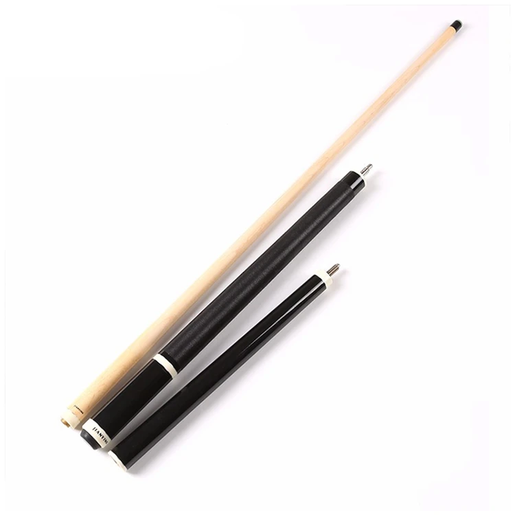 Jianying Wholesale Popular Standard Ash Wood Hand Made 1 Piece 1/2 Split Snooker Cue Stick