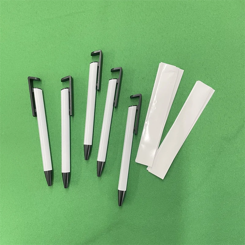 Белая Термотрансферная металлическая подставка для телефона держатель зажим сублимационные металлические ручки черные шариковые сублимационные ручки заготовки