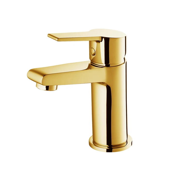 SANIPRO OEM ODM Brass Chrome Rose Gold Hot Cold Mixer Water Tap Single Handle Bathroom Basin Faucets Taps