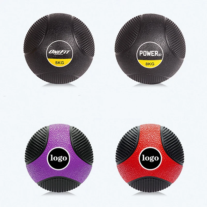Rubber soft medicine wall ball weights fitness training medicine ball