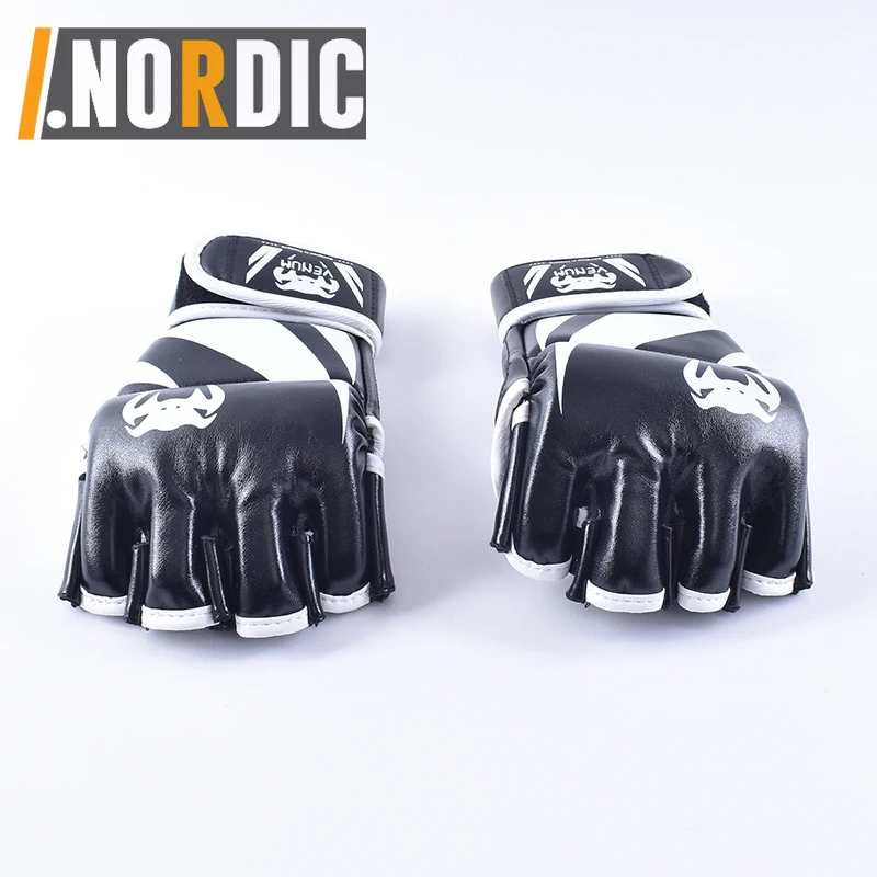 Boxing Glove Training Muay Thai for Sparring-Kickboxing-MMA-Fighting-Punching Bag Mitts Muay Thai Boxing Training Sparring Glov