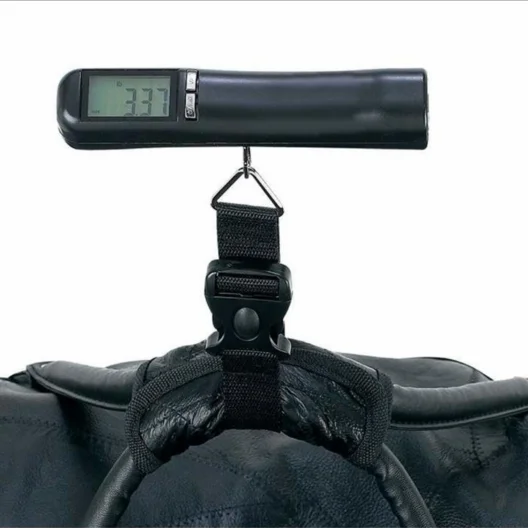 Essenti Digital Hanging Luggage Scale Portable Suitcase Weight Measurement with Hook for Travel Essential