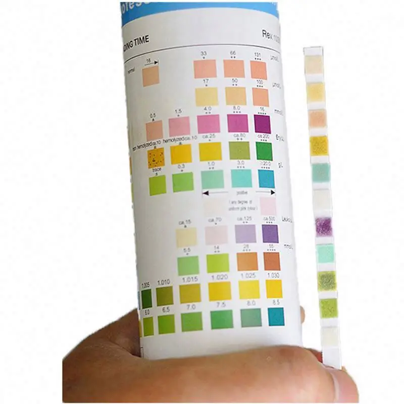 Home One-stop Detection Of Ascorbic Acid, Specific Gravity, Protein Medical Test Strip Kit
