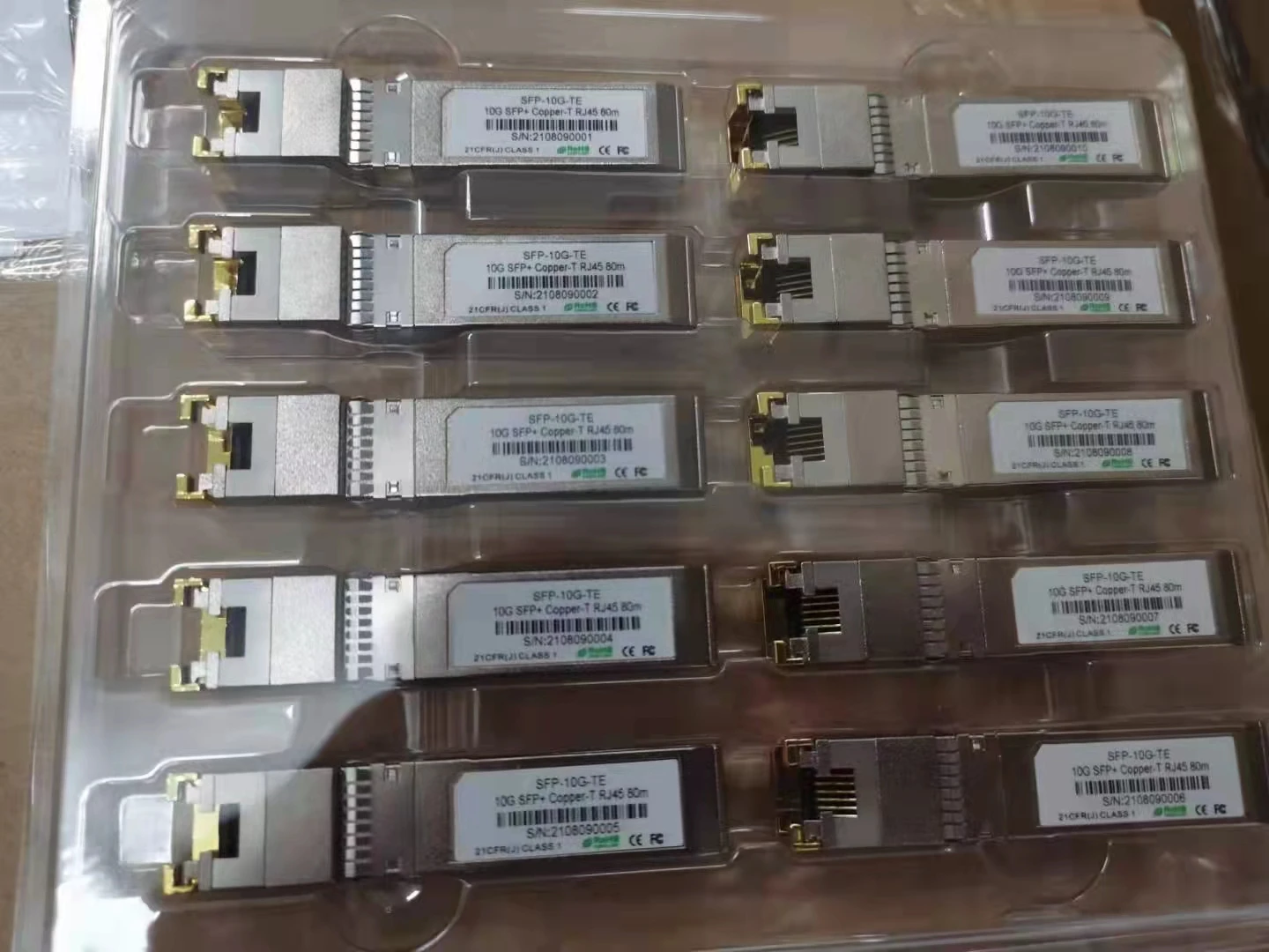 10g Sfp Module 10gbase-sr Sfp Module Transceiver Optical Fiber Sfp Module