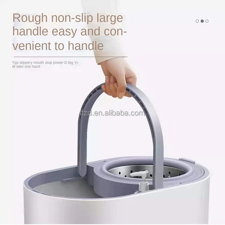 Self Floating Mopping Floor Cleaning Wall Cleaner Mops With Cube And Bucket Set