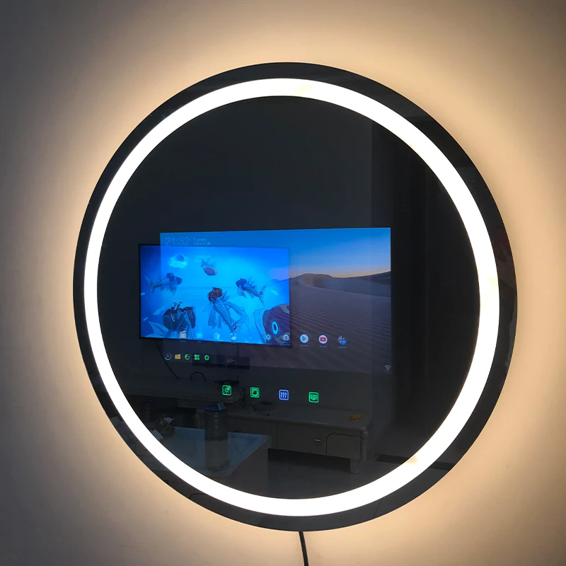 Vanity Mirror Led Light Online Android Google System Waterproof No Fog Sensory Touch Screen Mirror