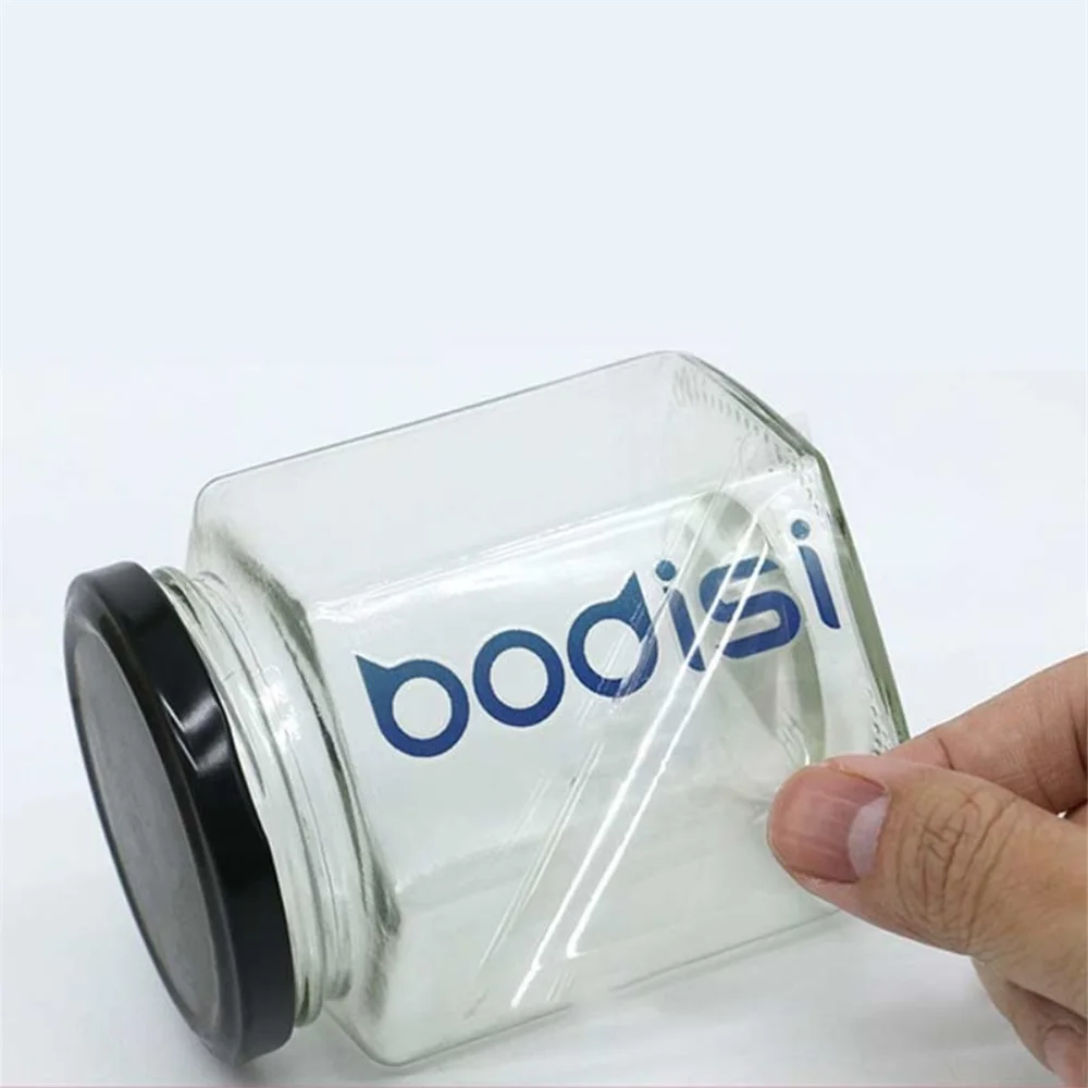 Custom 3d Transfer Sticker Uv Dtf Label Transparent Embossed Metal Logo Waterproof UV Transfer Permanent Sticker for bottle