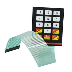 Industrial Application and poly metal dome key material matrix Membrane panel keypad