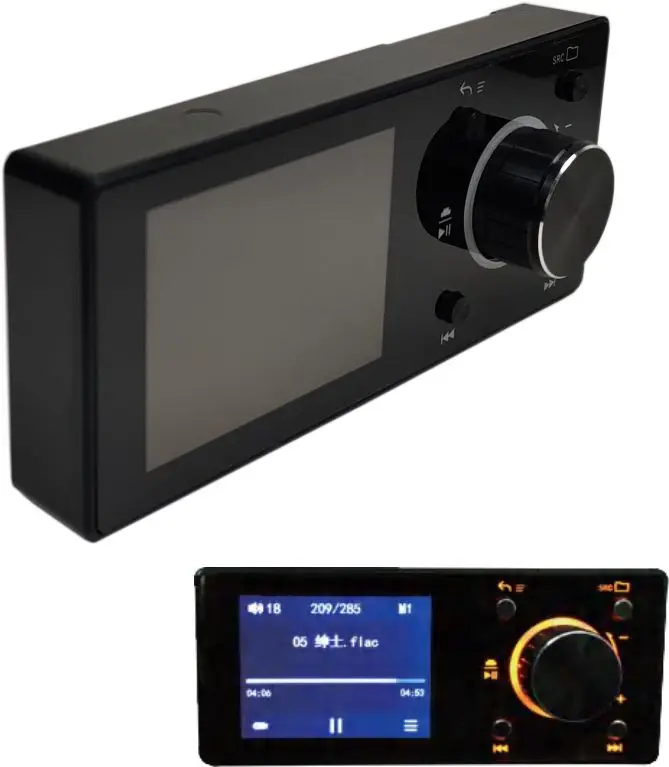 
DSP Automobile vehicle car 4 channel Power Amplifier Class-D with LCD controller Bluetooth USB Lossless Player 