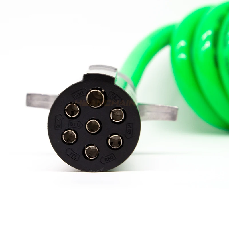 Trailer extension cable Flexible Heavy Duty Cable Assembly -15Ft 7-Way ABS Cord