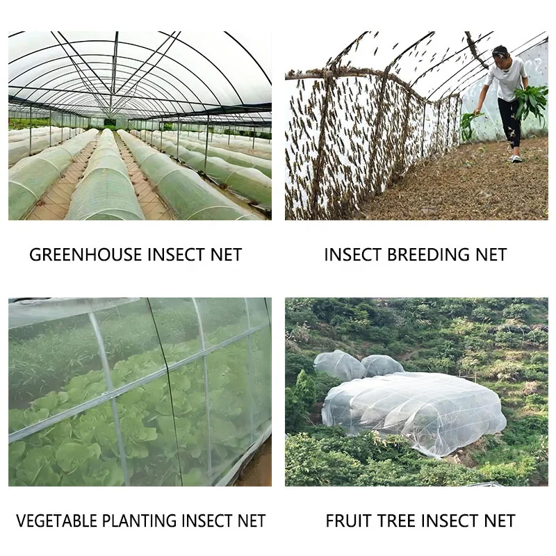 100% new HDPE vegetable insect net white spot duck insect net greenhouse insect net