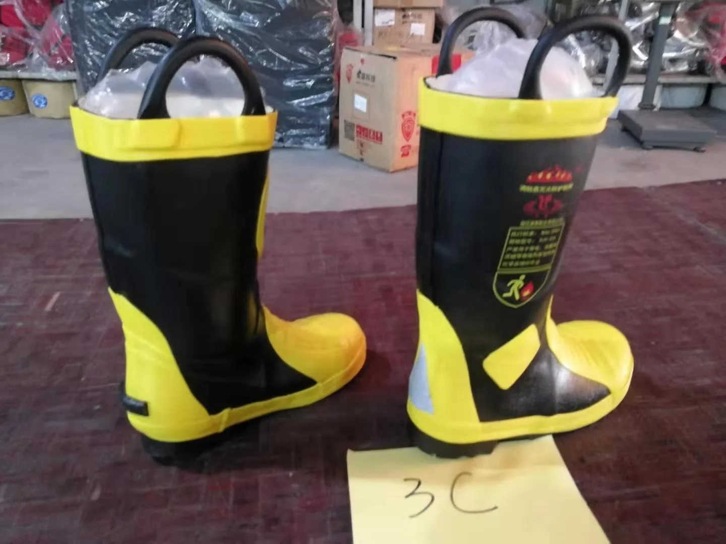 fireman fire fighting Safety Protective climb boots