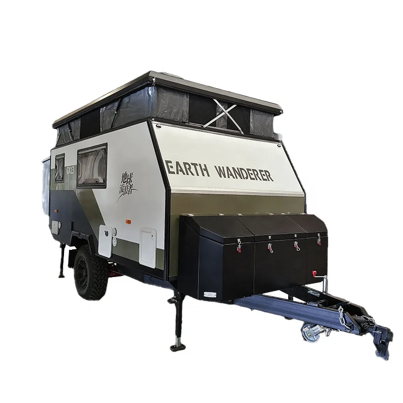 Luxury Rv Caravan Off Road Mobile House Travel Trailer Australia Caravan Camper for Family