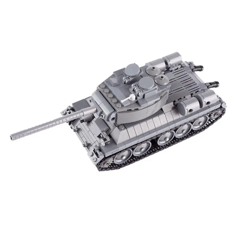 MOC WW2 военный солдат Soviet T34 Танк конструктор игрушки из ПВХ пластиковый пакет играть пластиковые армейские мужские многоцветные