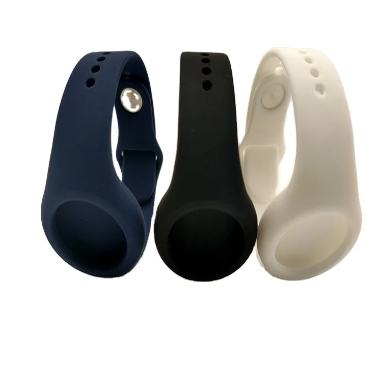 Best selling arc easy to wear apple airtag silicone wristband protective cover anti loss positioning tracker Wristband