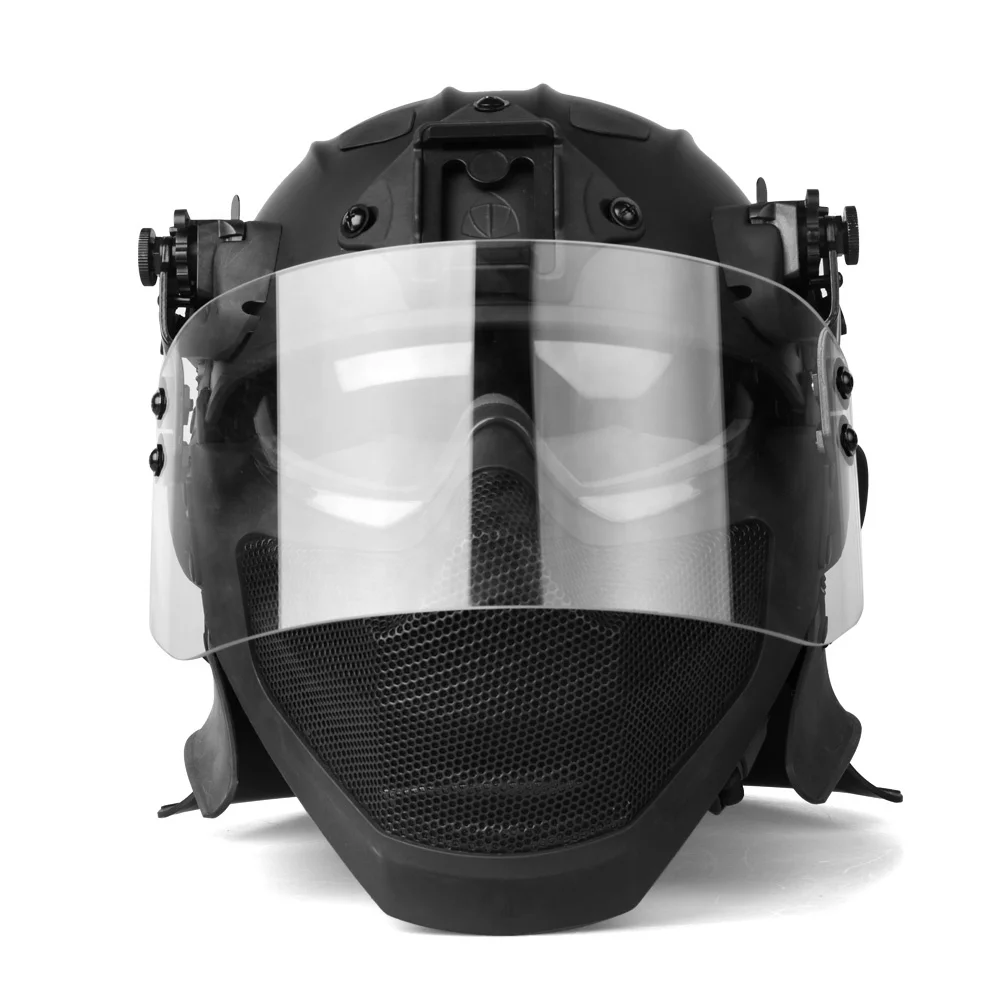 BESIEGER Multiple protection modules military security tactical anti riot helmets durable modular tactical helmets FBTK012A