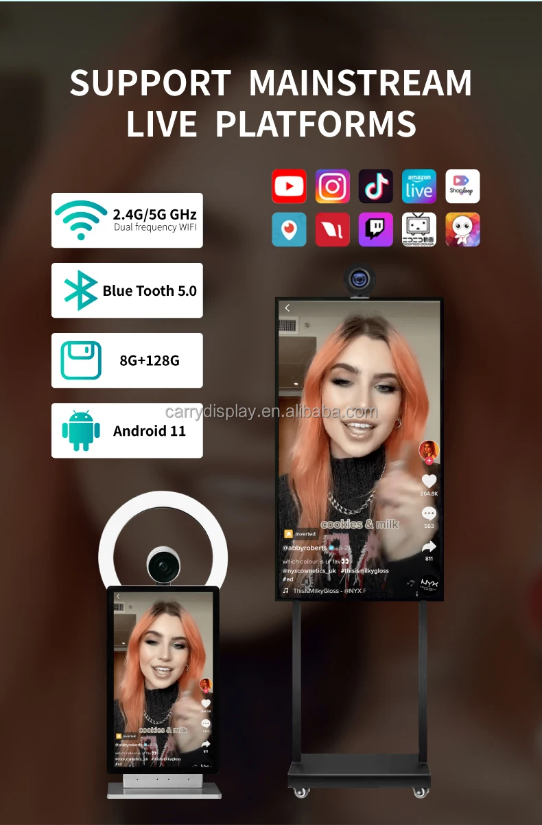 2023 Super Popular Live Streaming Machine For TikTok Platform That A Must-have Live Streaming Device For Internet Influencers