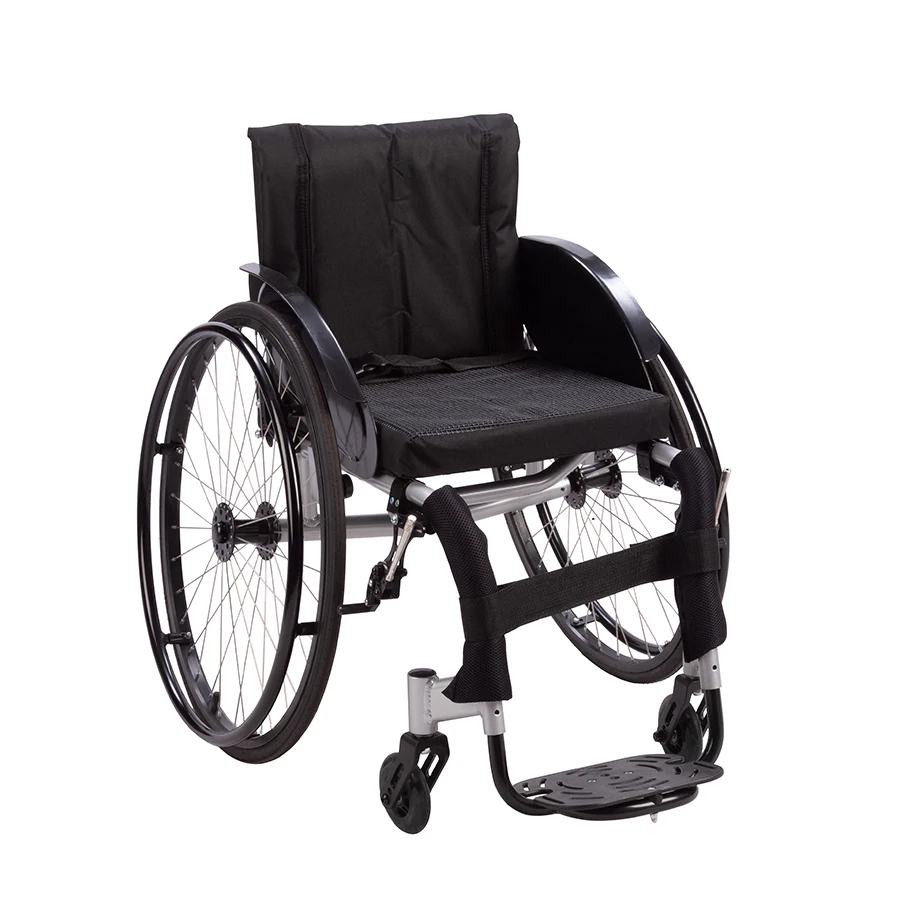 Fashionable aluminum wheelchair light weight sporty leisure wheelchair